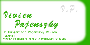 vivien pajenszky business card